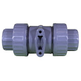 True Union Ball Vlv Gray 1" Pvc Epdm Soc/Thd : TBB1010CPEG - Hayward - 0610377091473 - PartsForSpas.com