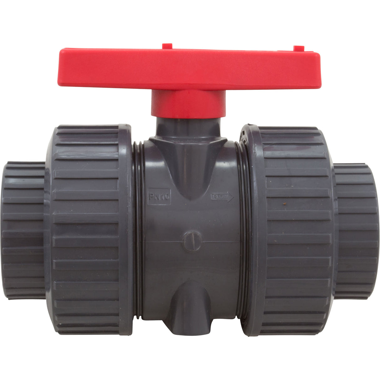 True Union Ball Vlv Gray 1-1/2" Pvc Epdm Soc/Thd : TBB1015CPEG - Hayward - 0610377091602 - PartsForSpas.com