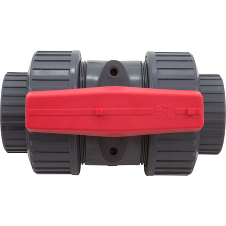 True Union Ball Vlv Gray 1-1/2" Pvc Epdm Soc/Thd : TBB1015CPEG - Hayward - 0610377091602 - PartsForSpas.com