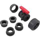 True Union Ball Vlv Gray 1-1/2" Pvc Epdm Soc/Thd : TBB1015CPEG - Hayward - 0610377091602 - PartsForSpas.com