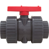True Union Ball Vlv Gray 2" Pvc Epdm Soc/Thd : TBB1020CPEG - Hayward - 0610377091619 - PartsForSpas.com