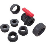 True Union Ball Vlv Gray 2" Pvc Epdm Soc/Thd : TBB1020CPEG - Hayward - 0610377091619 - PartsForSpas.com