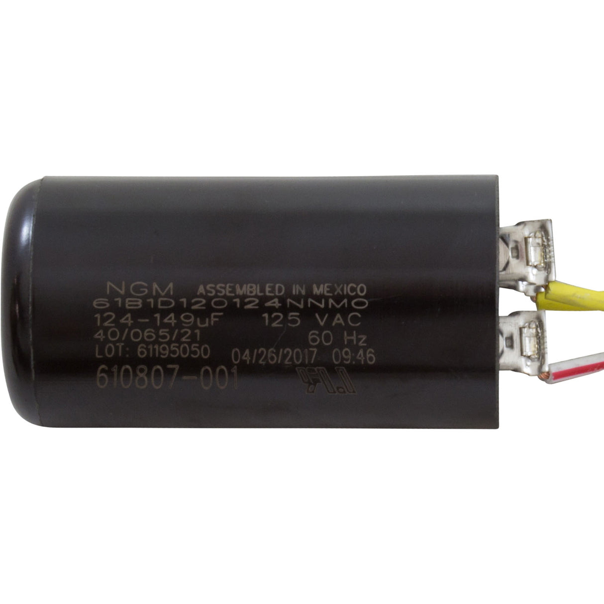 Mtr, Cent, .5Hp, 115/230V, 1-Sp, Sf1.3, 48Yfr : USQ1052