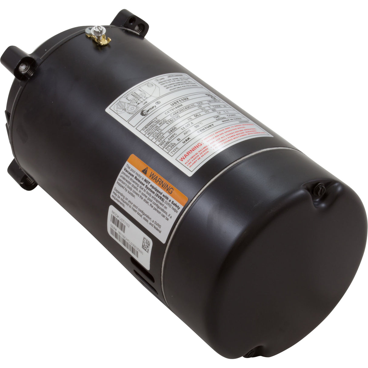 Mtr, Cent, 1Hp, 115/230V, 1-Sp, Sf1.1, 56Jfr : UST1102