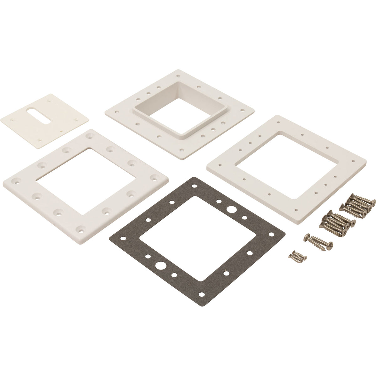 Jandy Pro Series Vinyl Pool Minijet Cap, Screws White : V100