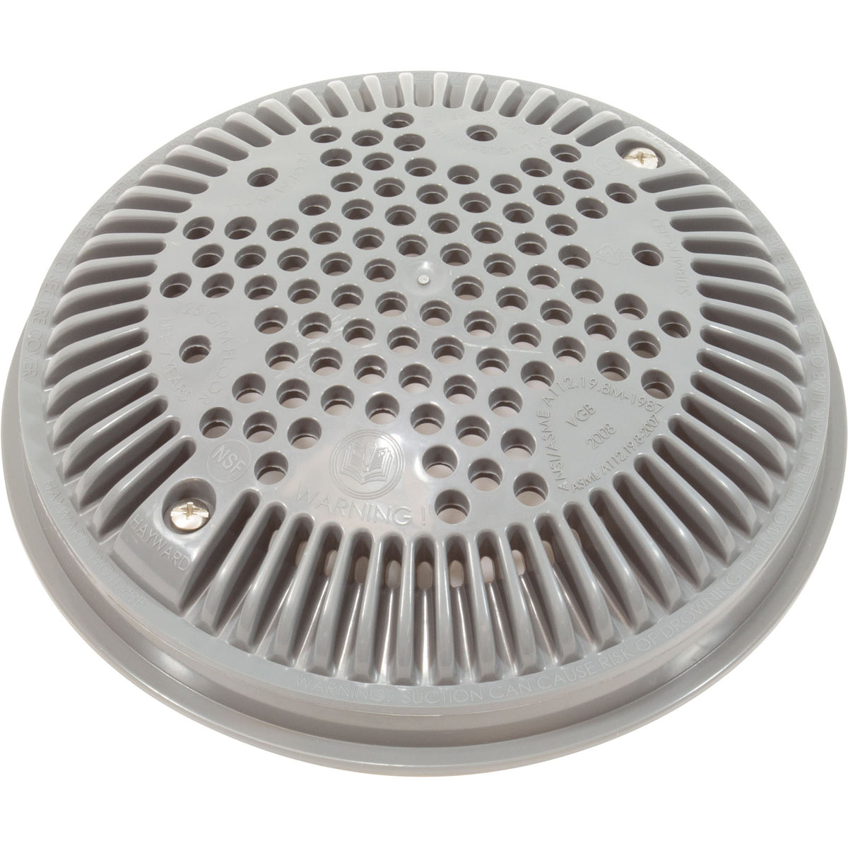 Frame&Cover-Dual Suction, Dgray : WG1030AVDGRPAK2 - Hayward - 0610377177207 - PartsForSpas.com