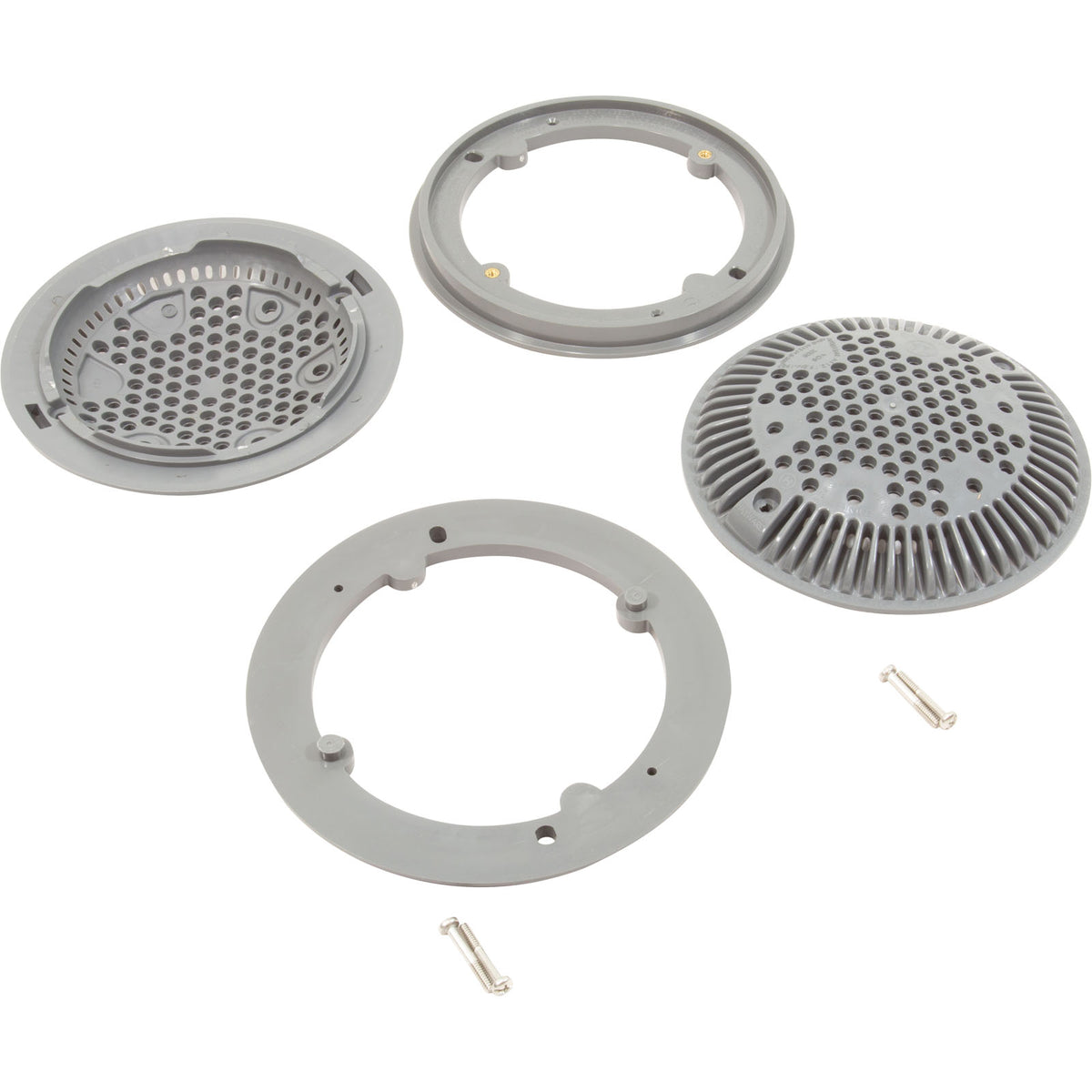 Frame&Cover-Dual Suction, Dgray : WG1030AVDGRPAK2 - Hayward - 0610377177207 - PartsForSpas.com