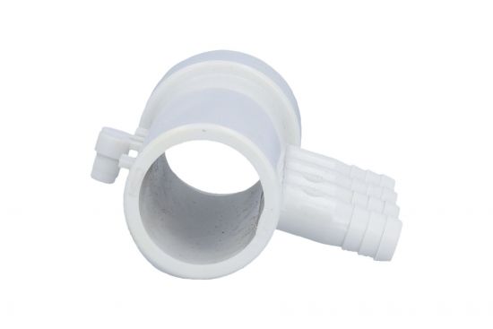 Manifold, PVC, Gentekk, 1"Slip x 1"Spigot x 4 3/8"Ribbed Barb Ports : 4APM1XSP