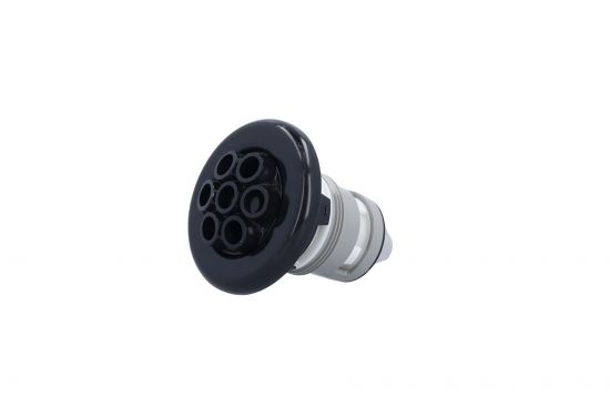 Jet Internal, Waterway, Poly Jet, Massage, 3" Face, Smooth, Black : 610-6711