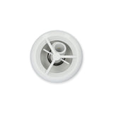 Jet Internal, HydroAir Micro'ssage Gunite, Roto, 3-1/2" Face, White : 16-5274-WHT