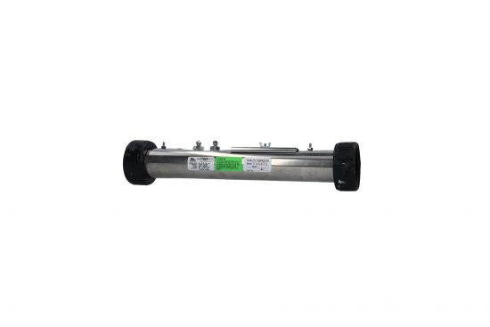 Heater Assembly, HydroQuip, Flo-Thru, 4.0KW, 230V, 2" x 15" w/Tailpiece : 26-0315-5S-KA