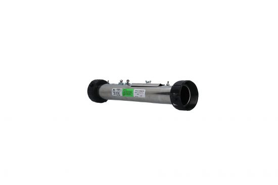Heater Assembly, HydroQuip, Flo-Thru, 4.0KW, 230V, 2" x 15" w/Tailpiece : 26-0315-5S-KA
