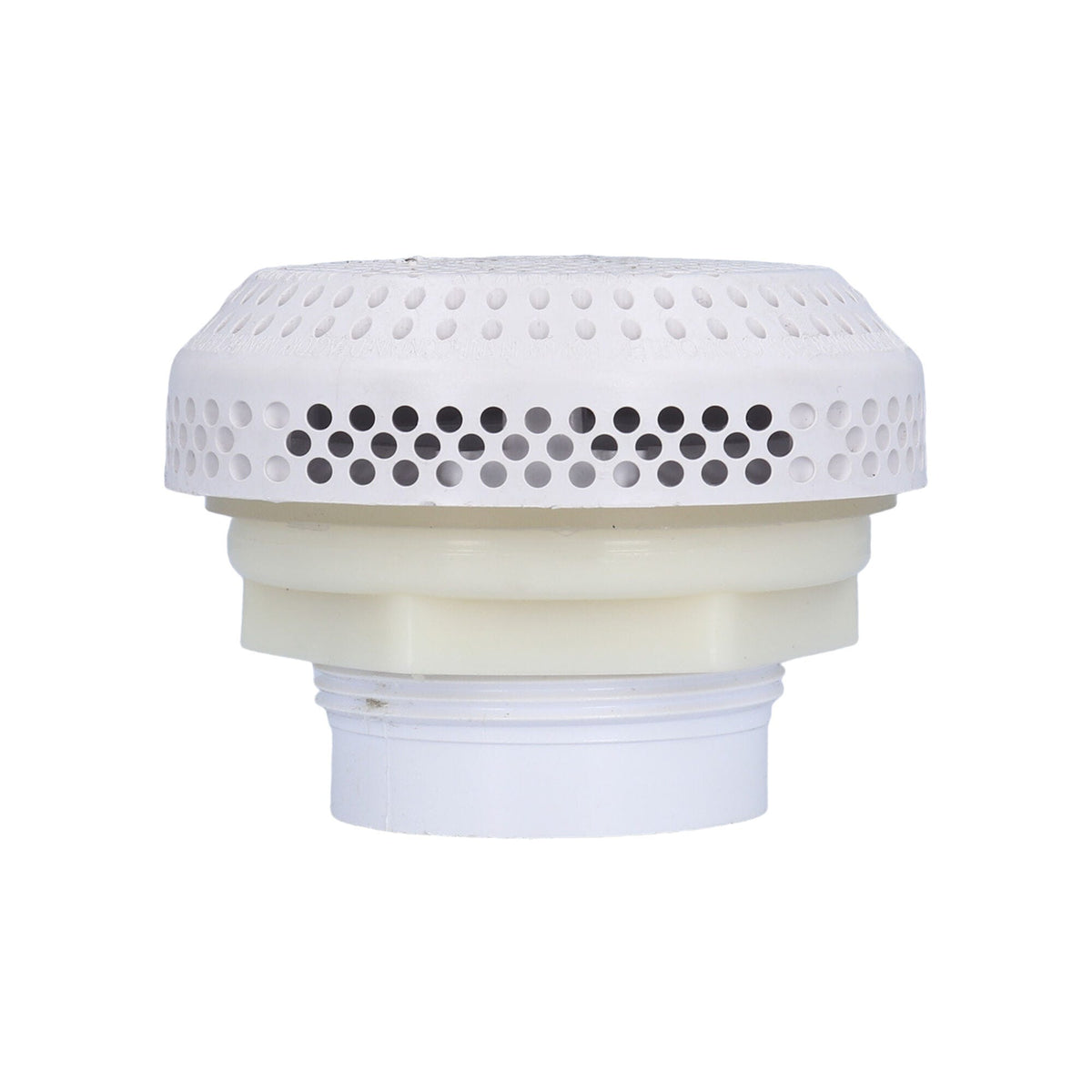 Suction Assembly, Waterway, VGB, Hi-Flo, 3-3/4"Dia Cover, 1-1/2"S x Standard Nut, White : 640-3250V