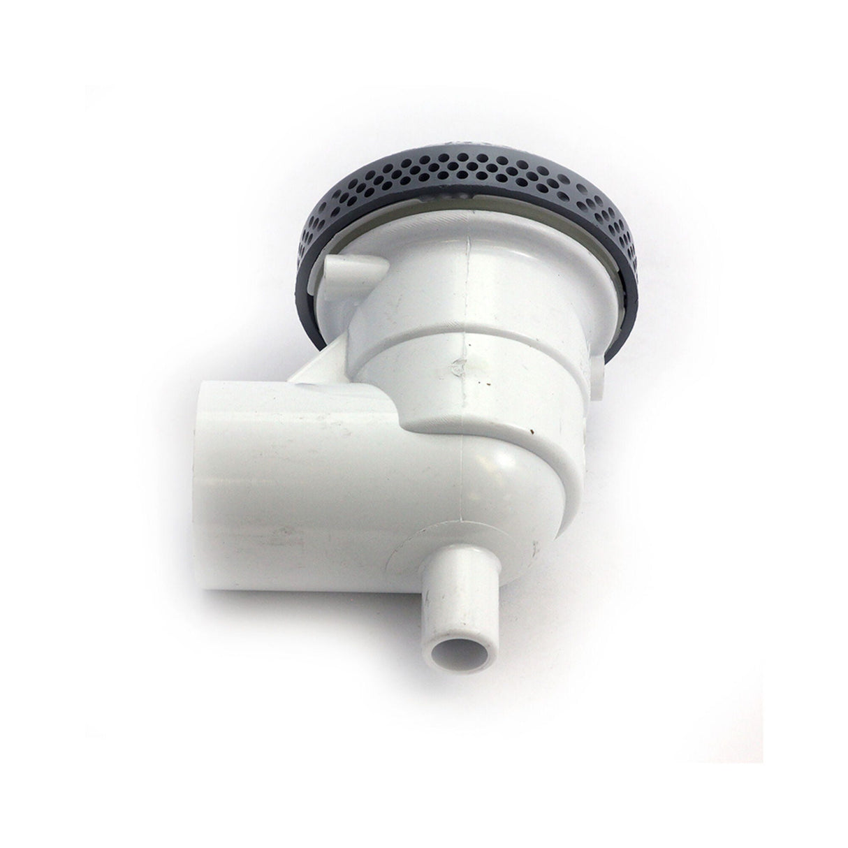 Suction Assembly, Waterway, VGB, Hi-Flo, 3-3/4"Dia Cover, 1-1/2"S, 90° Ell w/Vacuum Break, Gray : 640-3287V