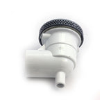 Suction Assembly, Waterway, VGB, Hi-Flo, 3-3/4"Dia Cover, 1-1/2"S, 90° Ell w/Vacuum Break, Gray : 640-3287V