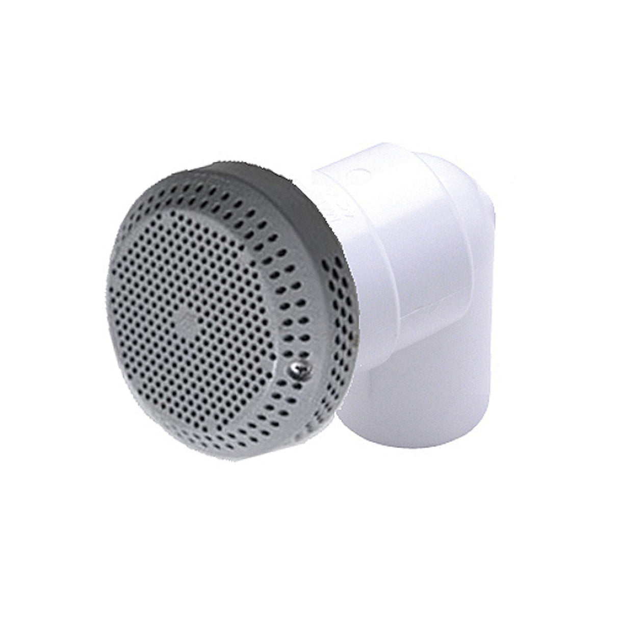 Suction Assembly, Waterway, VGB, Hi-Flo, 3-3/4"Dia Cover, 1-1/2"S, 90° Ell w/Vacuum Break, Gray : 640-3287V