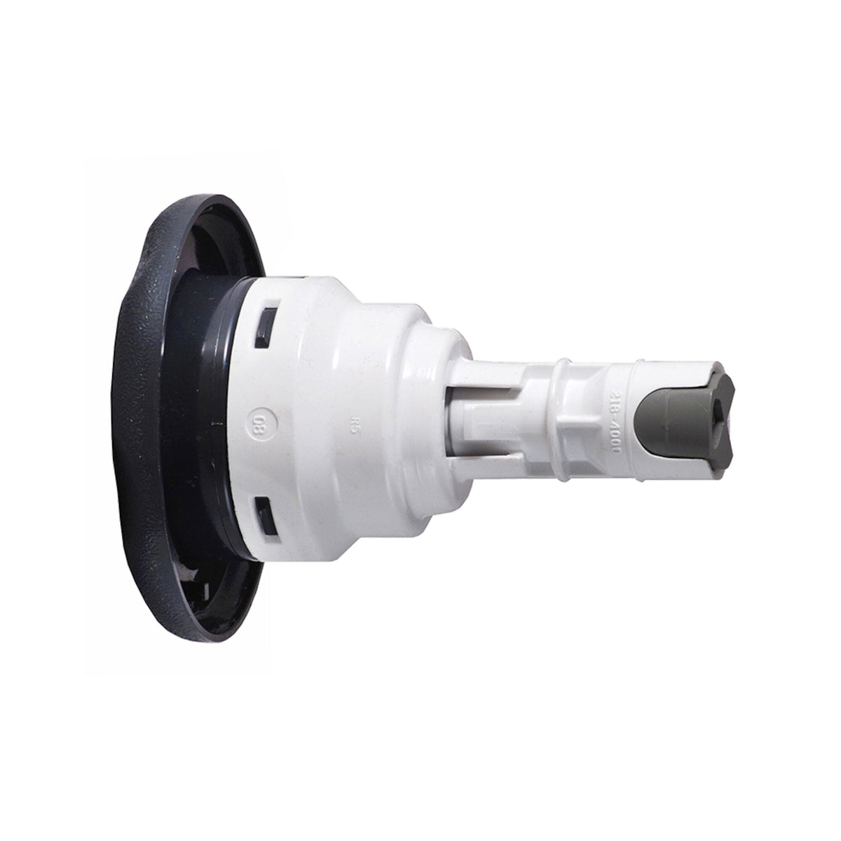 Jet Internal, Waterway Poly Storm, Gunite, Multi-Massage, 3-3/8" Face, Smooth, 5-Scallop, Dark Gray : 212-8271G-DK