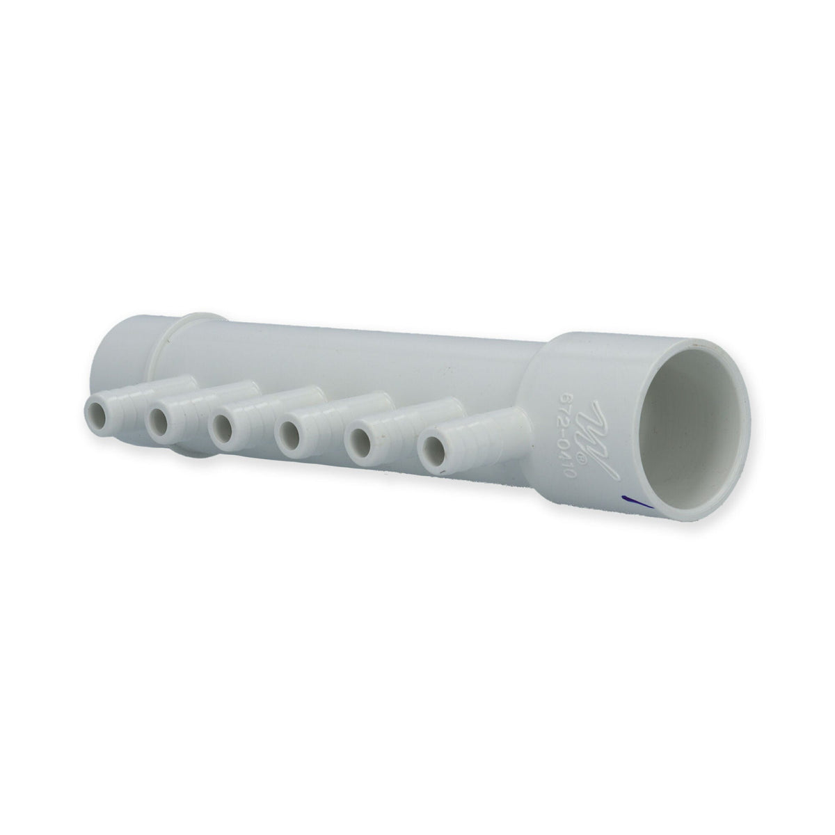 Manifold, PVC, Waterway, 1"S x 1"Spg x 12 3/8"RB Ports : 672-0410