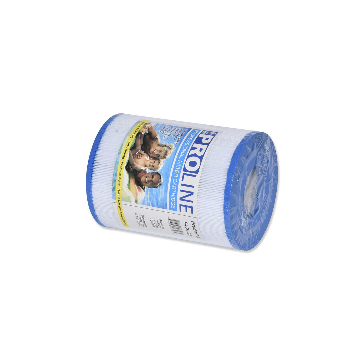 Filter Cartridge, Proline, Diameter: 4-15/16", Length: 6-5/8", Top: 2-1/8" Open, Bottom: 1-1/2" MPT, 25 sq ft : P4CH-22