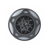 Jet Internal, Waterway Poly Storm, Gunite, Massage, 3-3/8" Face, Revo, Dark Silver/Gray : 212-3281-DSG7G