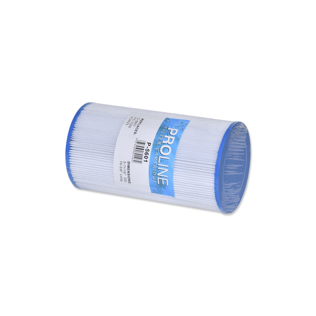 Filter Cartridge, Proline, Diameter: 5-11/16", Length: 10-3/8", Top: Closed w/String Loop, Bottom: 2-1/8" Open  : P-5601