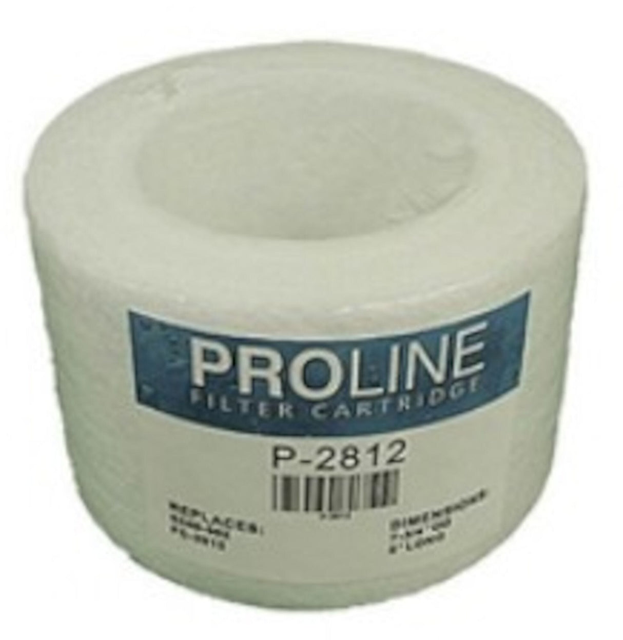 Filter Cartridge, Proline, Diameter: 7-3/4", Length: 5", Top: 4-7/8" Open, Bottom: 4-7/8" Open, 12 sq ft: P-2812