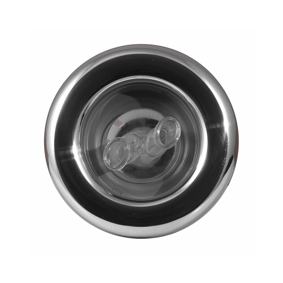 Jet Internal, Waterway Power Storm, LED, Dual Rotating, 5" Face, Smooth, Gray/Stainless : 212-7617L-SS
