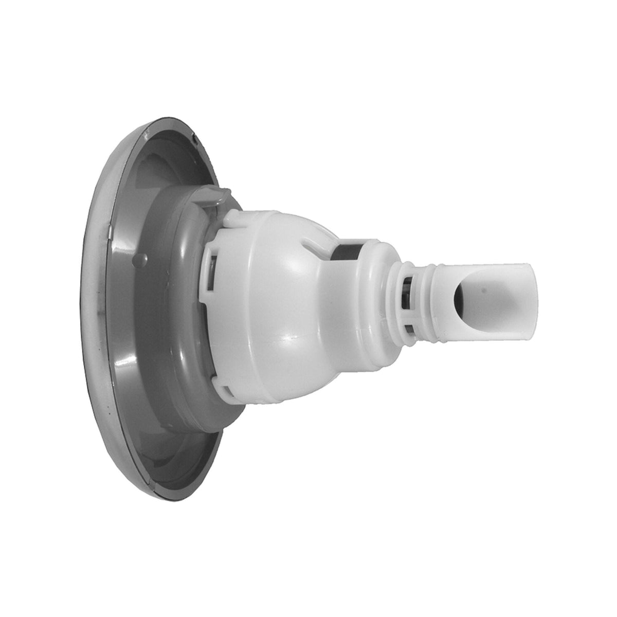 Jet Internal, Waterway Power Storm, LED, Dual Rotating, 5" Face, Smooth, Gray/Stainless : 212-7617L-SS