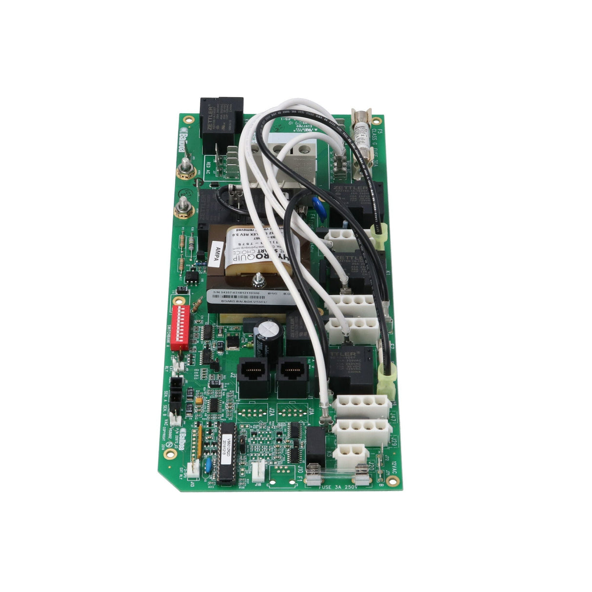 Circuit Board, Balboa, VS510SZ, Serial Standard, 8 Pin Phone Cable : 54372-02