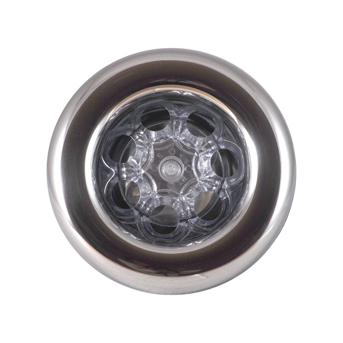 Jet Internal, Waterway Power Storm, LED, Directional, 5" Face, Smooth, Black/Clear : 212-7641SL