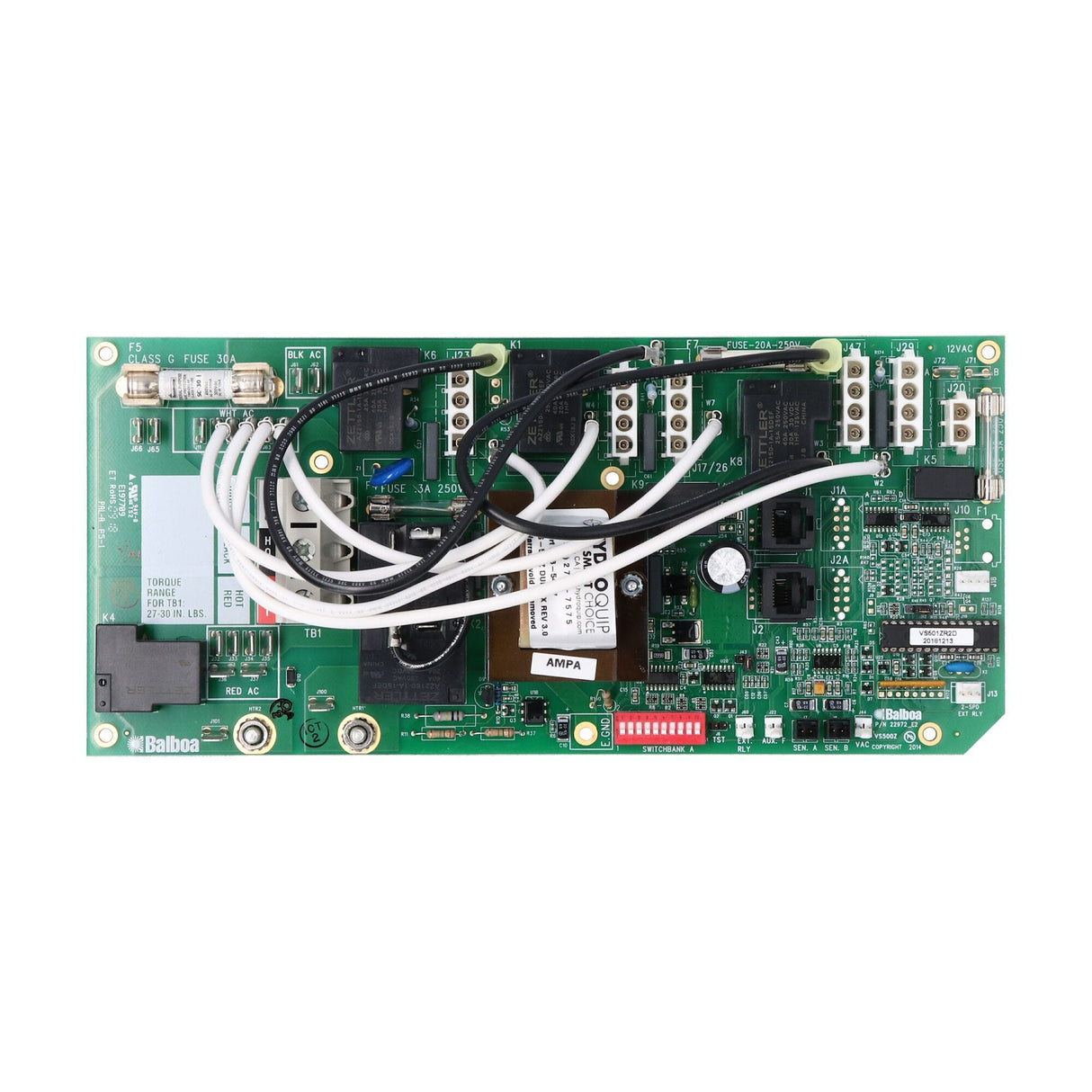 Circuit Board, Balboa, VS510SZ, Serial Standard, 8 Pin Phone Cable : 54372-02