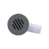 Drain, Waterway, 2"Face, 90°, 3/4"Barb, 1-1/4"Hole w/Cover, Gray : 640-0427