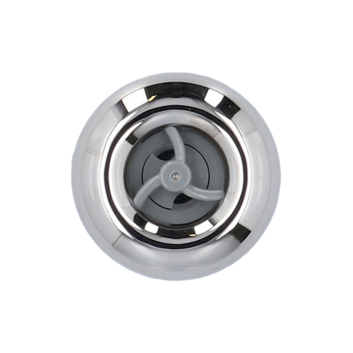 Jet Internal, Rising Dragon, Quantum, Directional, 2" Face, Smooth, Gray/Stainless Steel : RD201-1427S