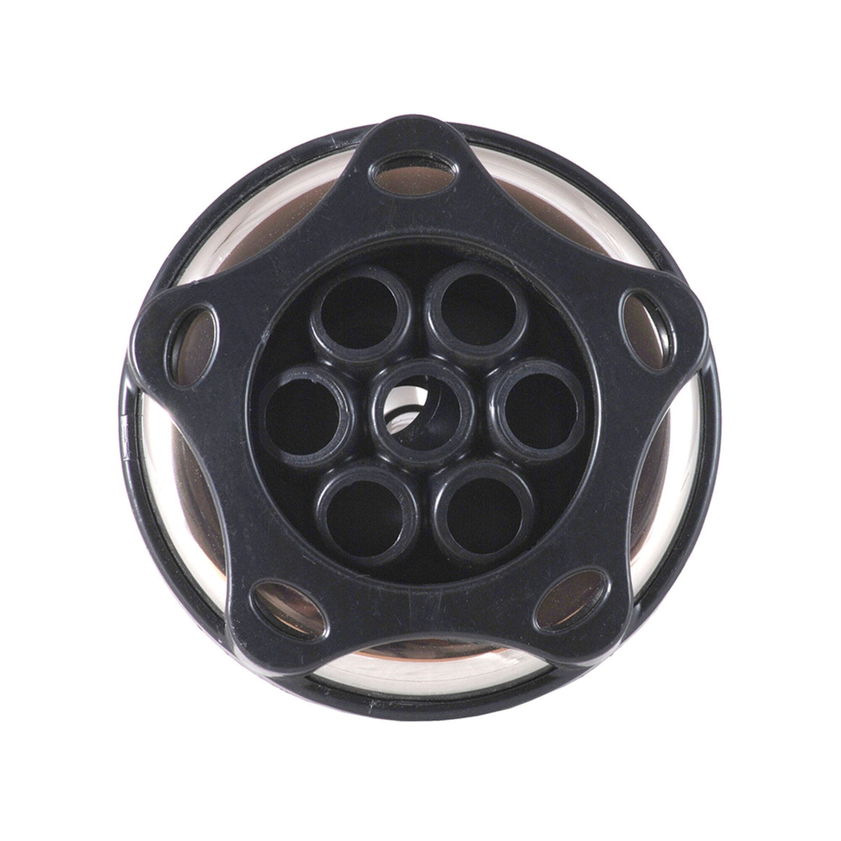 Jet Internal, Waterway Poly Storm, Massage, 3-3/8" Face, Smooth, Black/Stainless : 212-3281S