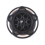 Jet Internal, Waterway Poly Storm, Massage, 3-3/8" Face, Smooth, Black/Stainless : 212-3281S