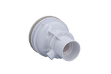 Jet Assembly, Waterway, Old Faithful, Directional, 1/2" Slip Air x 2" Slip Water, Straight Body, 5-Scallop , White : 210-3910