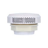 Suction Assembly, Waterway, VGB, Super Hi-Flo, 5"Dia Cover, 2-1/2" Deep Socket, White : 640-3580V