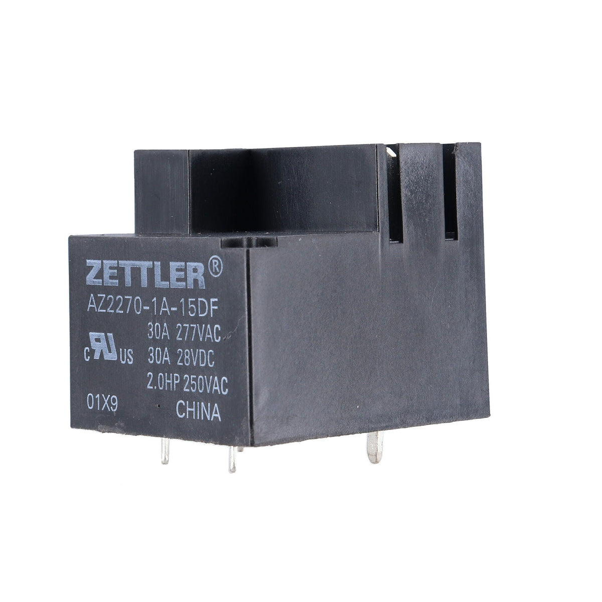 Relay, T91 Style, 15 VDC Coil, 30 Amp, SPST-NO, PCB Mount : AZ2270-1A-15DF