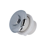 Air Button, Hydrabath, HSA, Raised w/Nut, Chrome : HSA-217