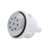Air Injector, Waterway Top-Flo Straight, 3/8" Barb, Stainless Steel : 670-2390