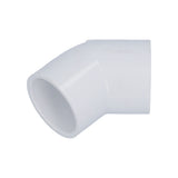 Fitting, PVC, Ell, 45°, Slip, 1-1/2"S x 1-1/2"S : 417-015