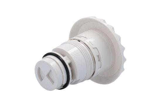 Jet Internal, Waterway Poly Jet, Adjustable Deluxe, Roto, 3-1/2" Face, White : 210-6090