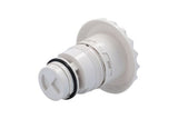 Jet Internal, Waterway Poly Jet, Adjustable Deluxe, Roto, 3-1/2" Face, White : 210-6090