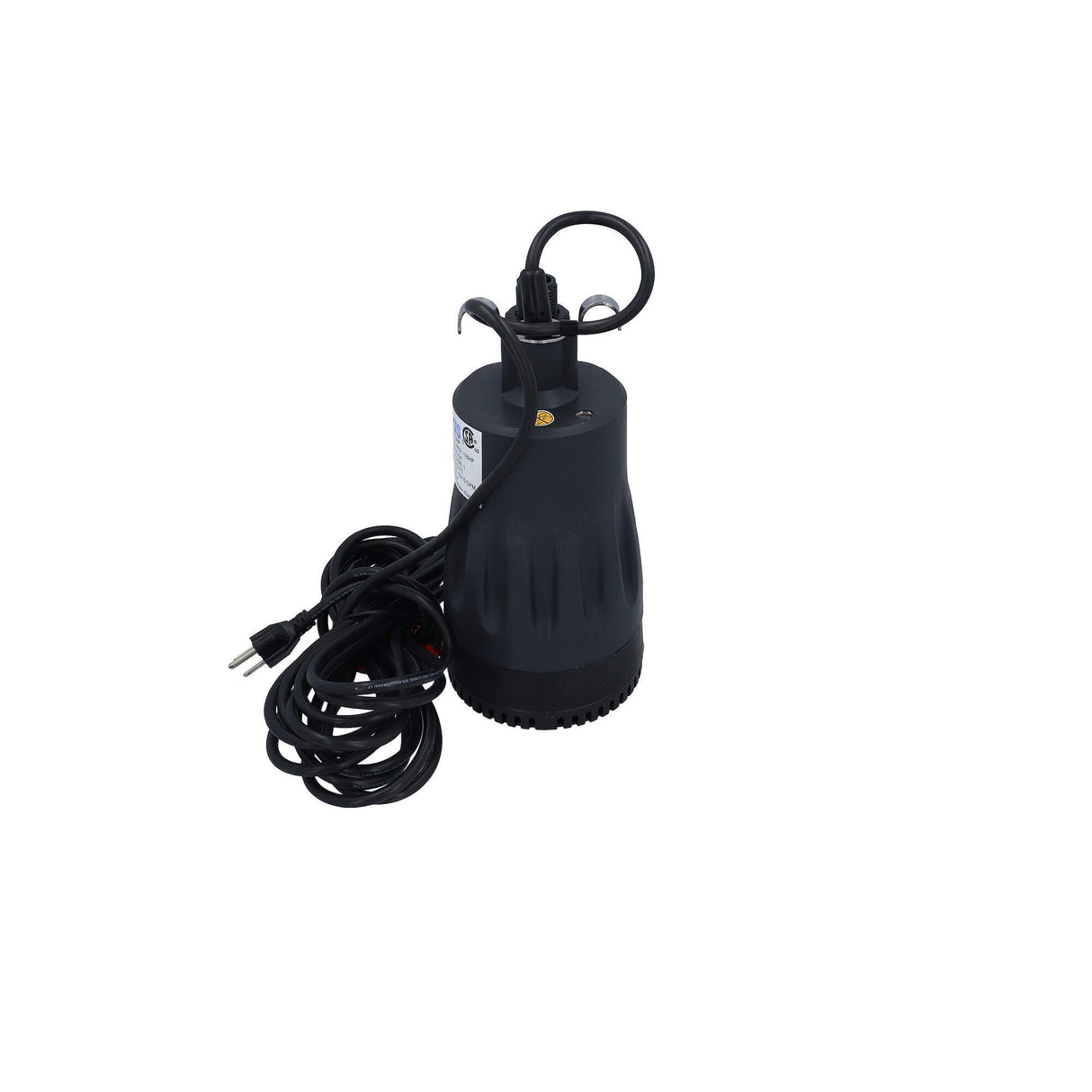 Circulation Pump, HydroQuip, Used w/ Emergency Spa Heater, Submersible, 1/6HP, 115V w/ 20' Power Cord : 10-0178