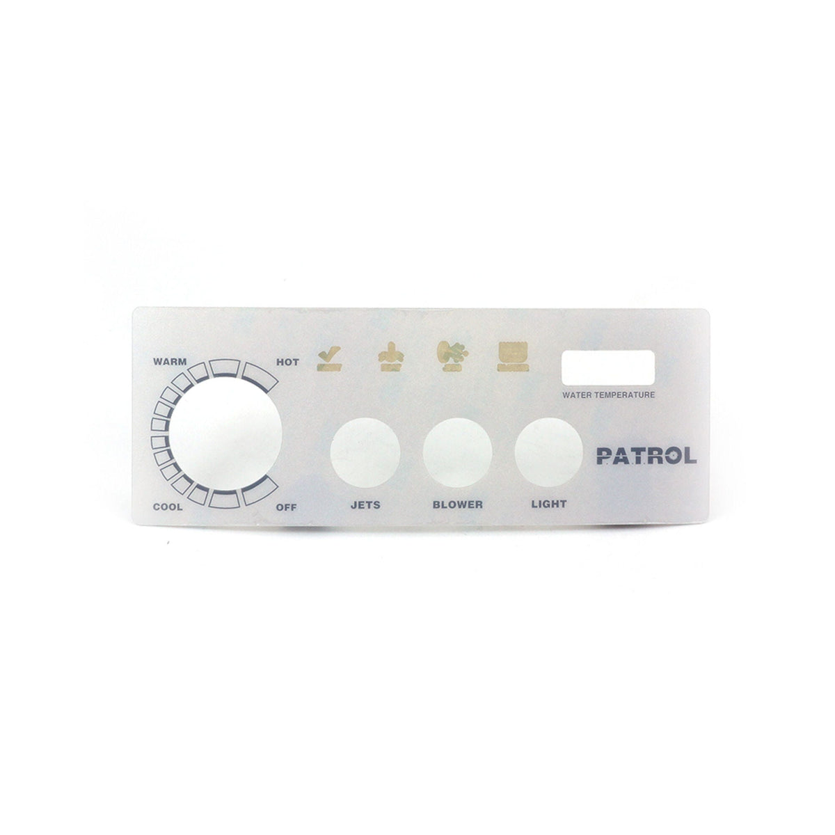 Overlay, Spaside, Presair Patrol, 3-Button, No Display, For S36010100 & S36010100-240 : 618-3