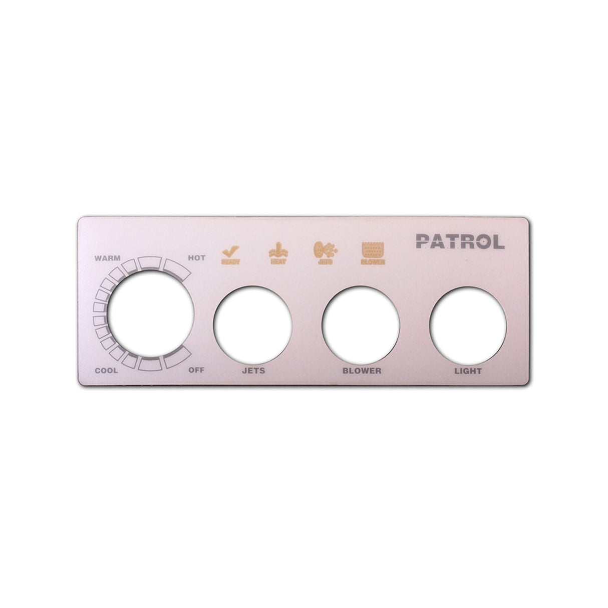 Overlay, Spaside, Presair Patrol, 3-Button, No Display, For S36010100 & S36010100-240 : 618-3