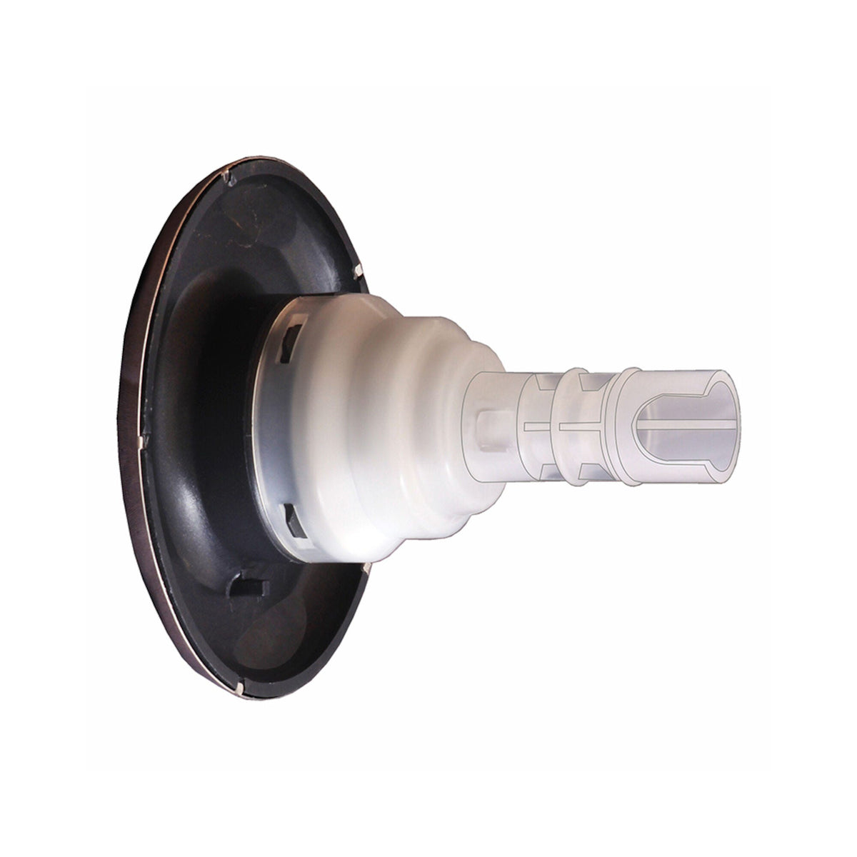 Jet Internal, CMP Typhoon 400, Directional, 4" Face, 5-Scallop, Textured, Graphite Gray : 23442-437-000