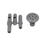 Air Injector, Waterway Multi-Body, 3/8" Barb, Gray : 670-2607