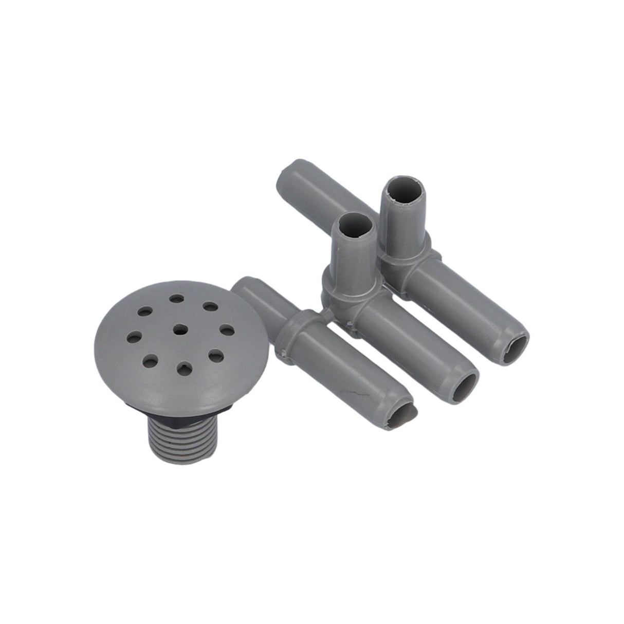 Air Injector, Waterway Multi-Body, 3/8" Barb, Gray : 670-2607
