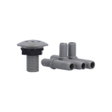 Air Injector, Waterway Multi-Body, 3/8" Barb, Gray : 670-2607